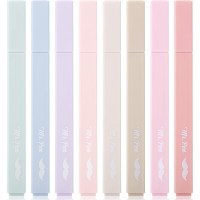 Mr. Pen Aesthetic Highlighters, 8 Pcs, Chisel Tip, Muted Pastel Color, No Bleed Bible Highlighter Pastel